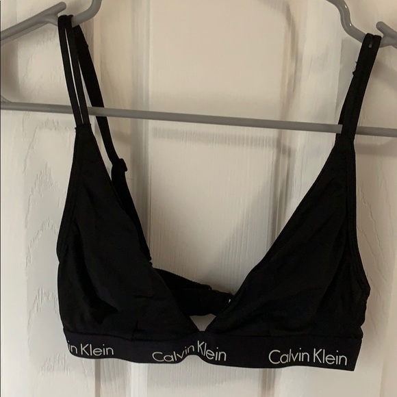 Calvin Klein Other - Calvin Klein black triangle bralette